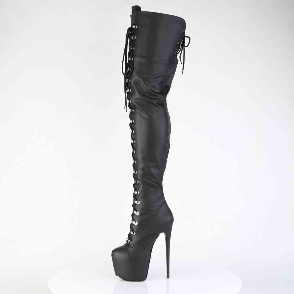 Pleaser - JUBILANT-4012 Platform overknee Boots - Black